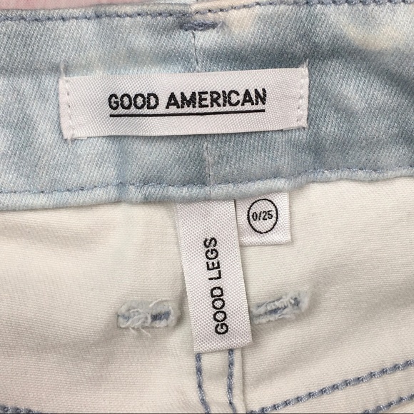 ☮️Good American Good Legs Cloud Tie Dye Skinny Size 25x28” - Picture 3 of 10